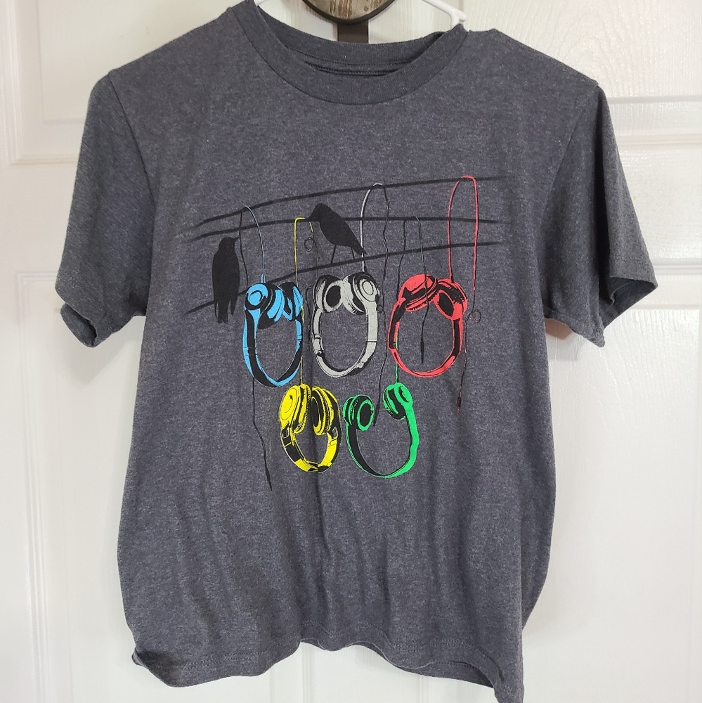 (1578) Chill Youth's T-Shirt, Size: Large Color: Grey
